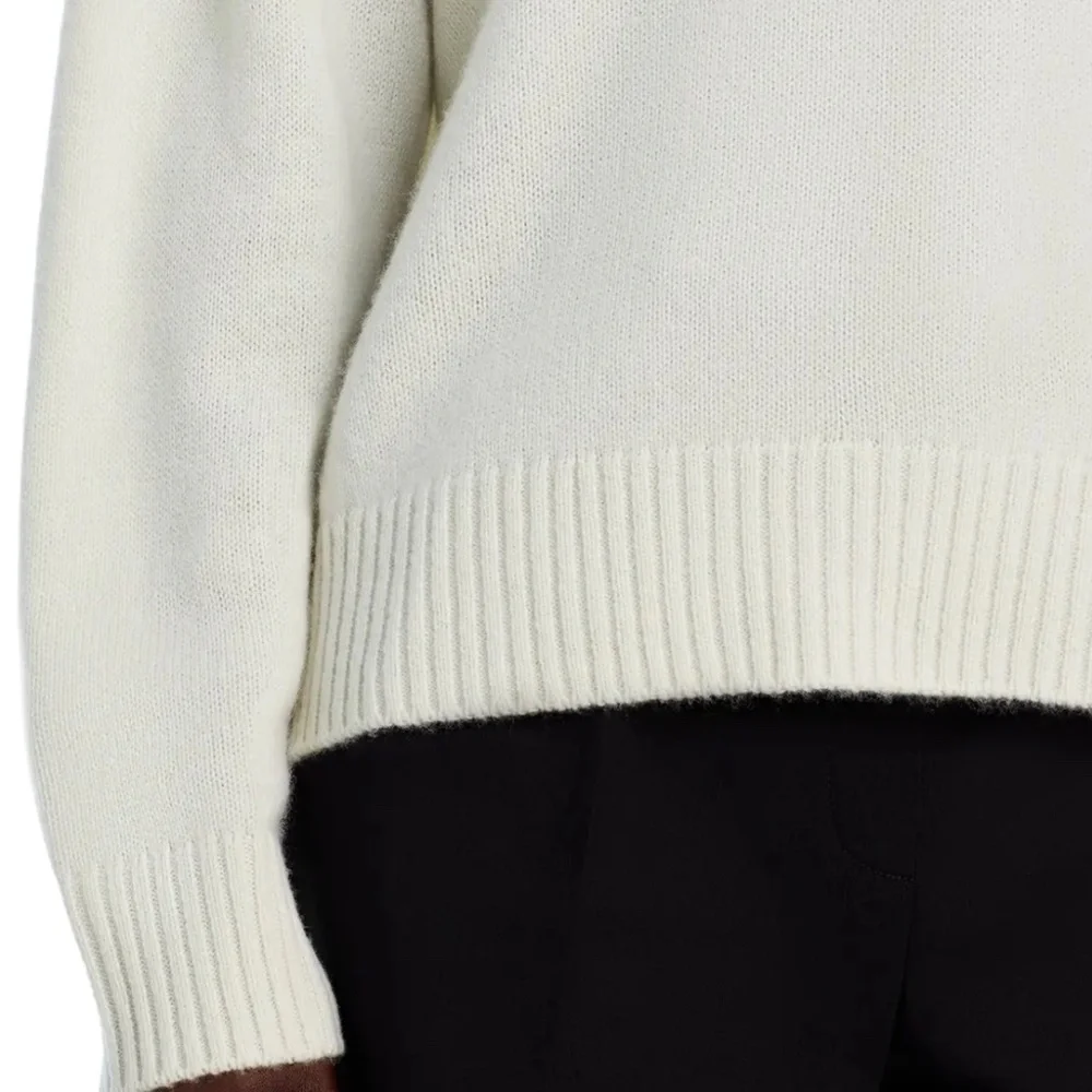 Aqua Cream V-Neck Sweater - Picture 5 of 8